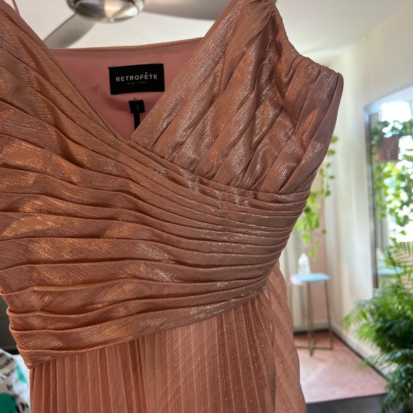 Retrofete Pink Shimmer Mini Dress - Picture 8 of 8